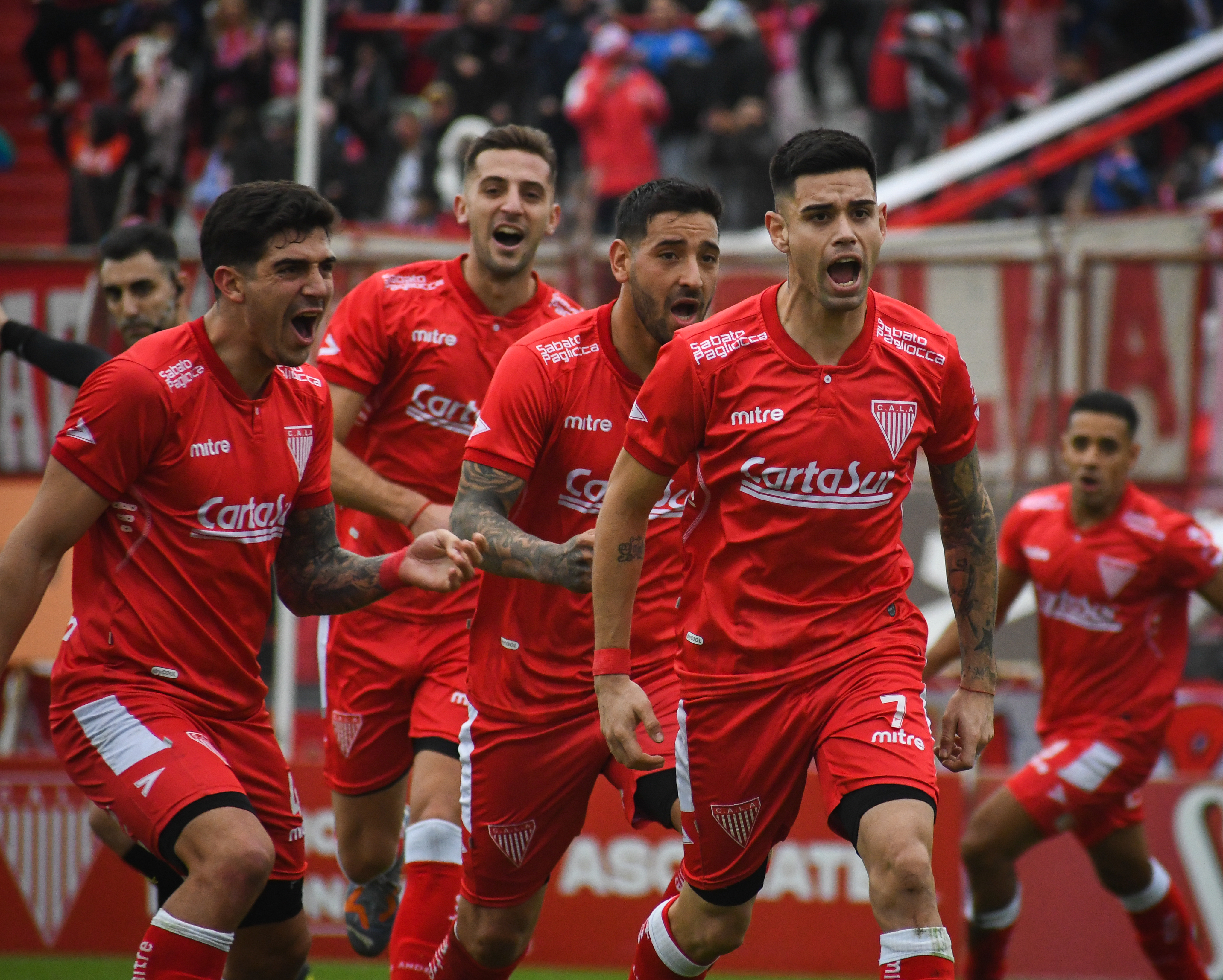 Festejo gol Carrasco