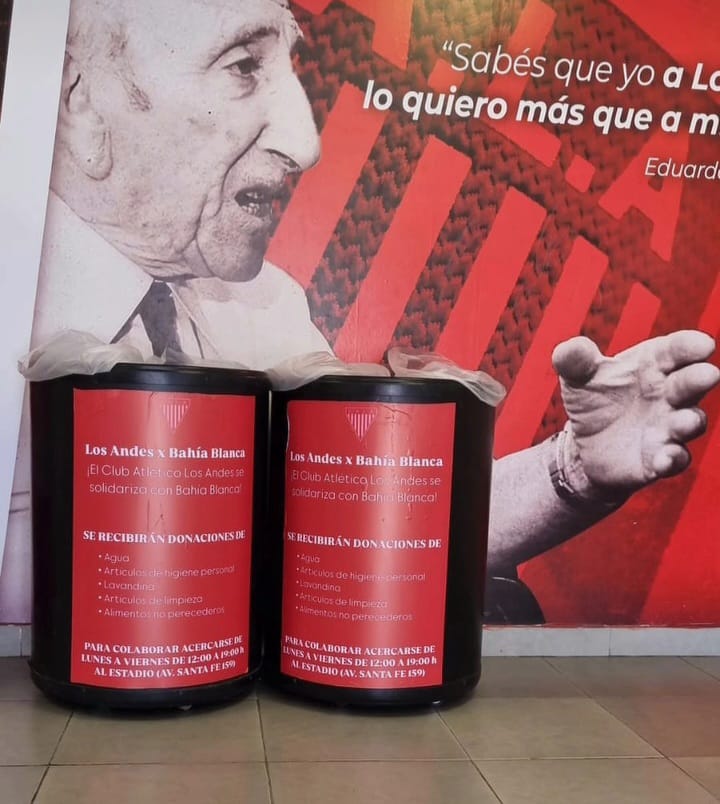 Donaciones para Bahía Blanca